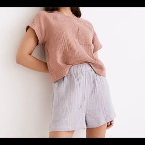 Madewell Lightspun Easy Pull-On Shorts